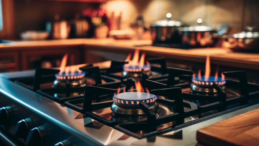 Gas Stove Flames