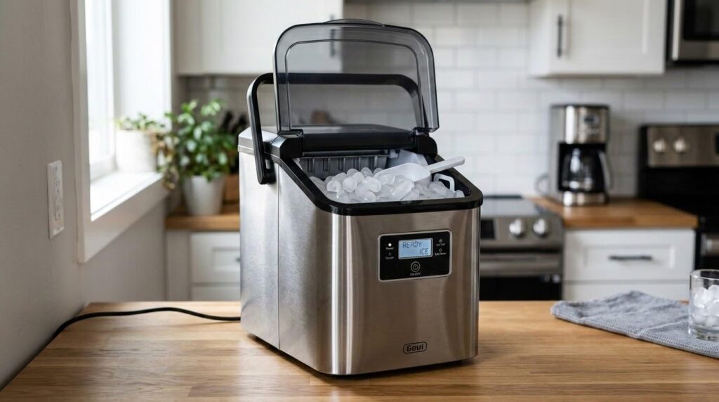 how to remove mold from ice maker water line