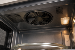 microwave vent fan won't stop running