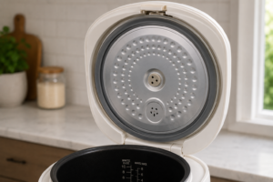 rice cooker lid leaks