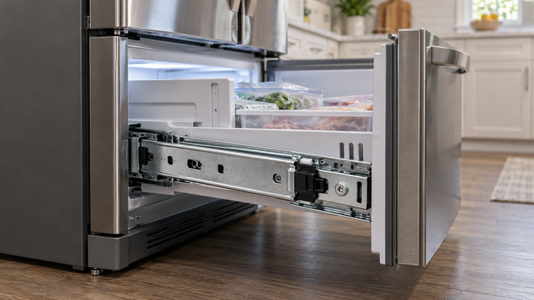 How to Replace Frigidaire Freezer Rail 241514601 on a Sticking Drawer