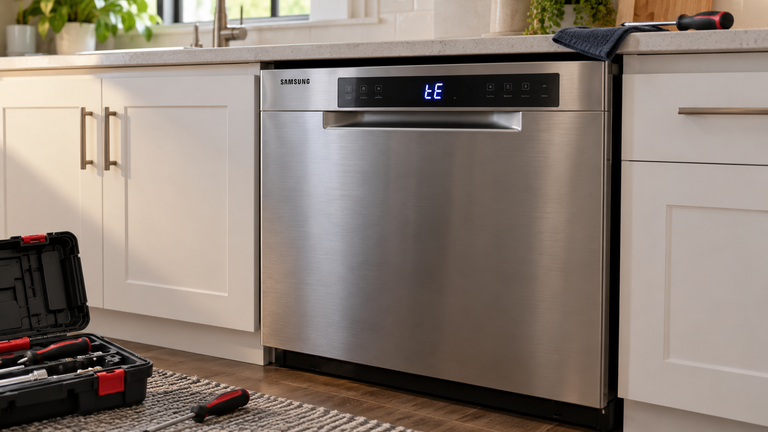 Samsung Dishwasher tE Error Code: Temperature Sensor Causes and Fixes